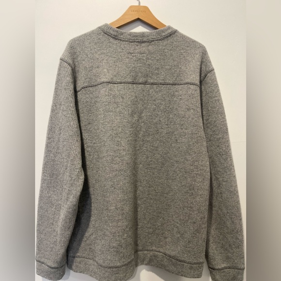 Toad & Co Men’s Wool Blend Long Sleeve Gray Pullover Sweater Size: XL - Picture 2 of 4